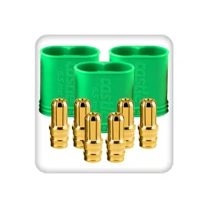 Jen dnes - Castle konektor zlacený 6.5mm samec (3)