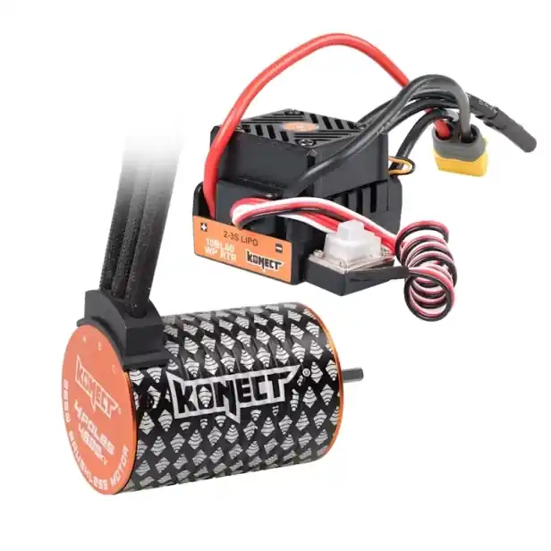 COMBO BRUSHLESS 60A WP + 4P 3650SL 4600KV motor - Nejprodávanější