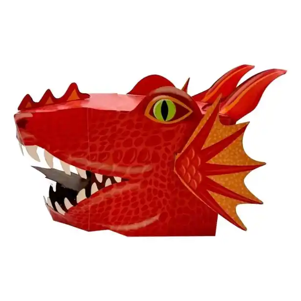 Ušetřete nyní - Fiesta Crafts Kreativní sada 3D maska Červený drak