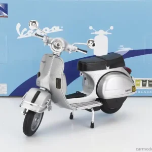 Newray Piaggio Vespa P200e 1978 1 12, stříbrná - Sleva