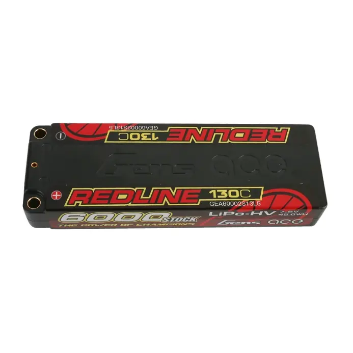 Gens ace akumulátor HV LiPo Redline 1.0 6000mAh 2S2P 7.6V 130C HardCase 57 - Oblíbený produkt