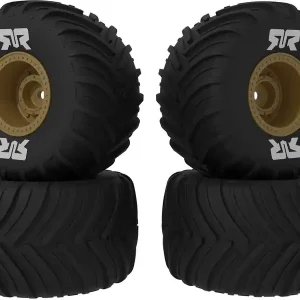 Výborné hodnocení - Arrma kolo s pneu dBoots Chevron MT, disk bronzový (4) GROM