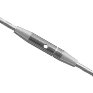 Akce - Hliníkový napínák M2,5, délka 36-60mm, očka vnitřní vrtání 2,0mm, 100 ks.