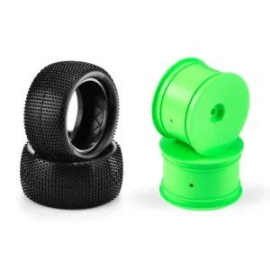 Zlevněno | HUDY Pneumatiky a disk zadní 2WD/4WD 1 10 off-road Dirt medium (2 ks), zelená