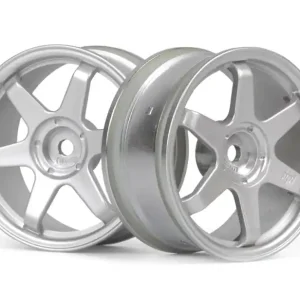 Využijte nabídku - TE37 disky 26mm stříbrné (0mm offset) 2ks
