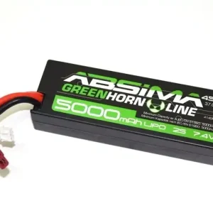 LiPo akumulátor Absima Greenhorn 7,4V / 5000mAh 50C konektor T-Dean - Do košíku
