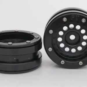 Kovové Beadlock CNC disky 1.9 PT Bullet Black/Black, 2ks | Poslední dny