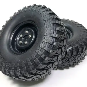 Nízká cena - Pneumatiky + disky Crawler All Terrain 110mm, černé, 2ks