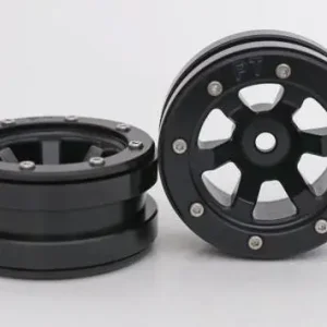 Kovové Beadlock CNC disky 1.9 PT Claw Black/Black, 2ks | Akce
