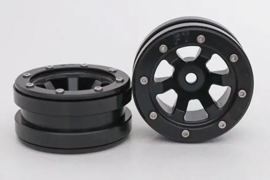 Kovové Beadlock CNC disky 1.9 PT Claw Black/Black, 2ks | Akce