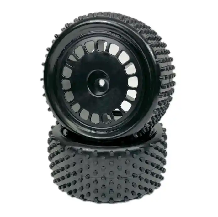 Žádaný produkt | Absima buggy pneu Mini Pin včetně disku 1 10 zadní, černé, 2ks