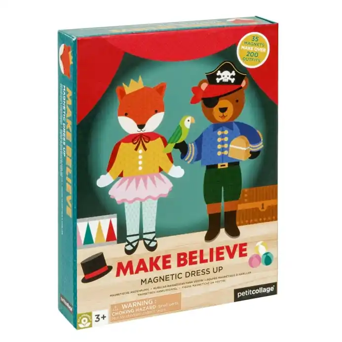 Petit Collage Magnetické puzzle zvířátka - poškozený obal - Prodejní hit
