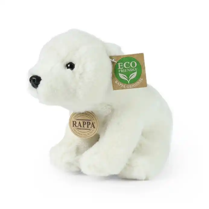 Rappa Plyšový mědvěd lední sedící 20 cm ECO-FRIENDLY | Rychlé odeslání