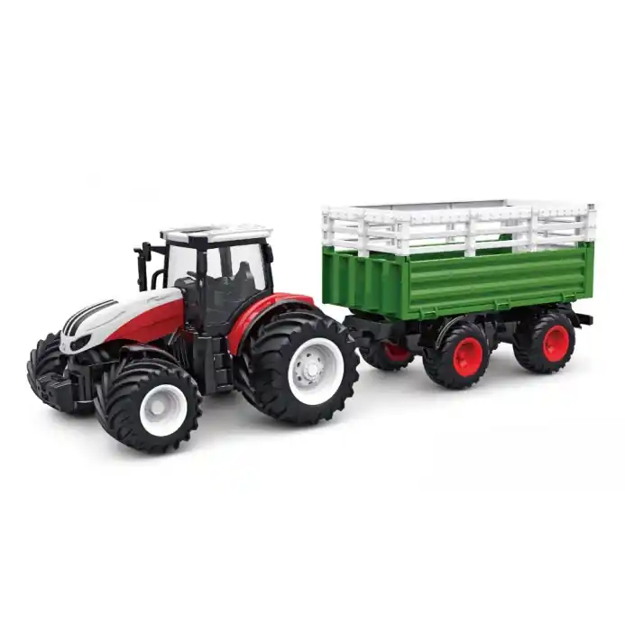 ROZBALENO - RC traktor s vozem pro zvířata | Profesionální kvalita