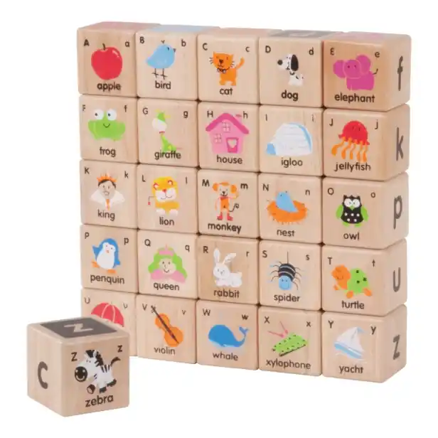 Kvalitní produkt | Wonderworld Dřevěné ABC kostky