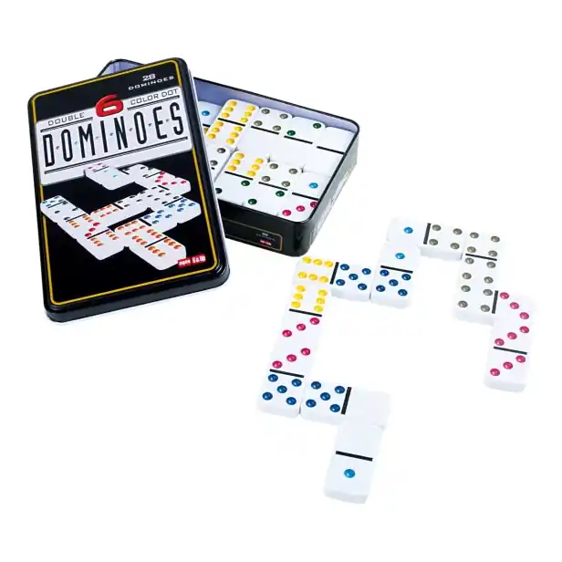 Extra sleva - Small Foot Domino 6 barev - poškozený obal
