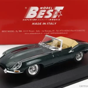 Best-model Jaguar E-type Spider 1962 1 43 Zelená | Koupit nyní