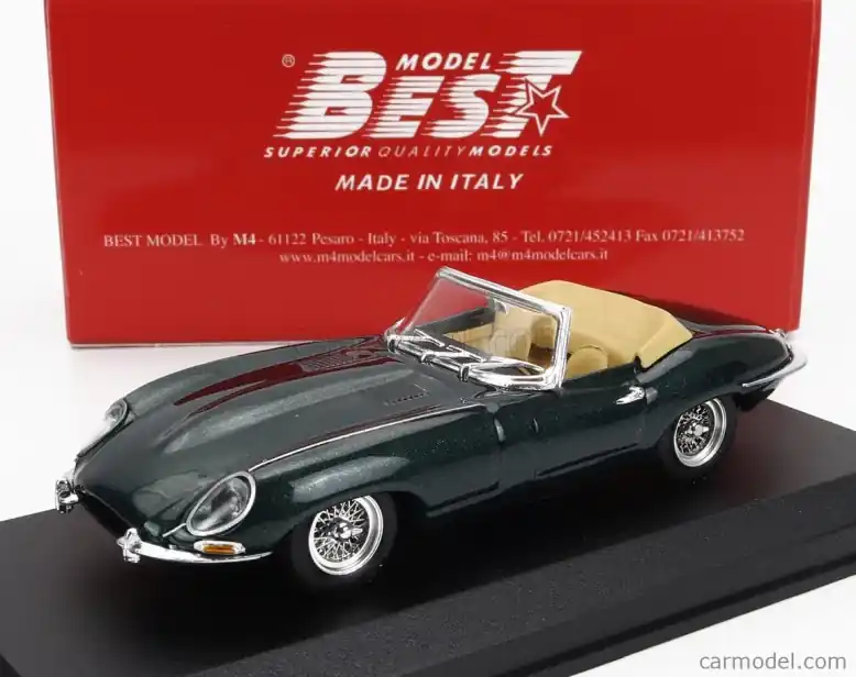 Best-model Jaguar E-type Spider 1962 1 43 Zelená | Koupit nyní