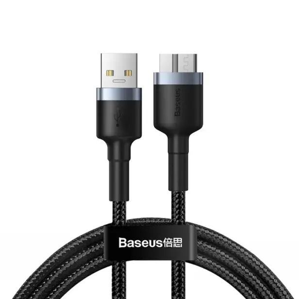 Novinka v nabídce - Baseus cafule Cable USB3.0 Male To Micro-B 2A 1m Black+Gray