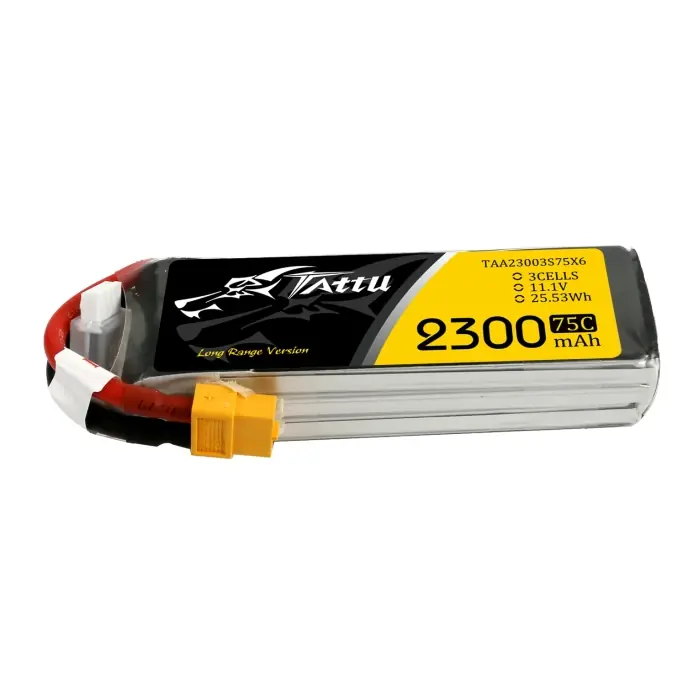 Poslední dny akce - Tattu akumulátor LiPo 2300mAh 11.1V 75C 3S1P XT60
