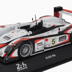BAZAR - Edicola Audi R8 3.6l Turbo V8 Team Goh Audi Sport Japan N 5 Winner 24h Le Mans 2004 T.kristensen - S.ara - R.capello 1 43 Bílá Červená | Sleva navíc