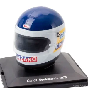 BAZAR - Edicola Helmet F1 Casco Helmet Carlos Reutemann 312 T3 Team Ferrari Season 1978 1 5 Bílá Žlutá Modrá | Premium