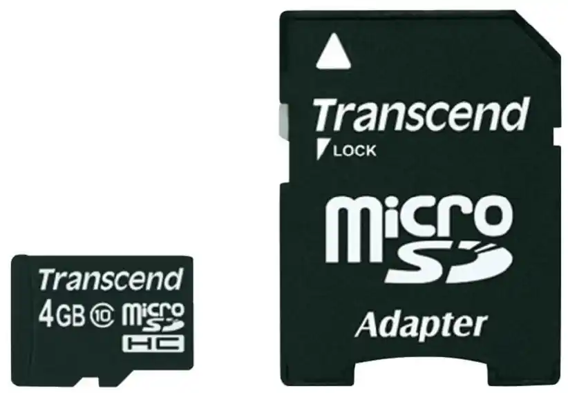 Transcend Micro SDHC 4GB Class 10 + adaptér | Přidat do košíku