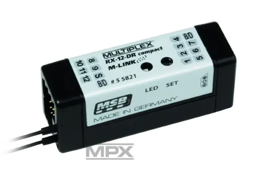Skvělá cena - 55821 Přijímač RX-12 DR compact M-LINK 2,4GHz
