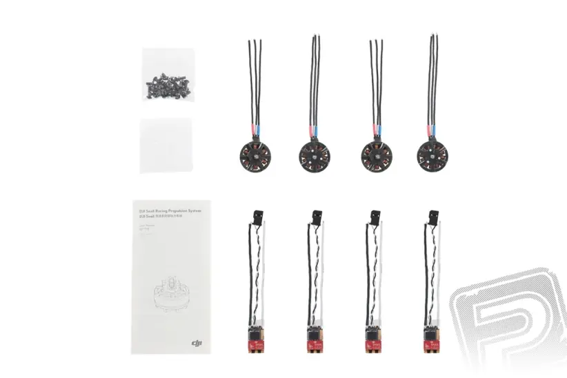 Snail pohonný systém - set 4x motor, regulátor | Premium