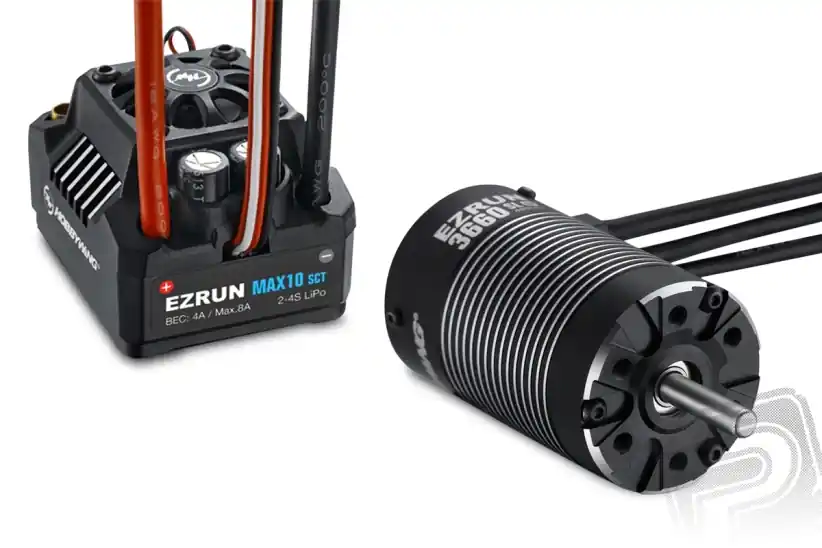 Akce - COMBO MAX10 SCT s EZRUN 3660 SL 4600Kv - černý