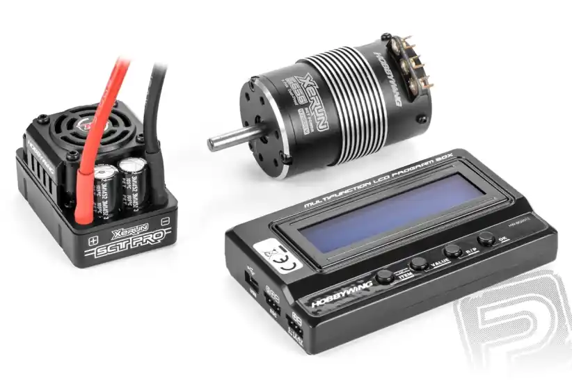 XERUN kombo SCT Pro C1 s E motorem 4700kV a LCD programátorem - Expresní doručení