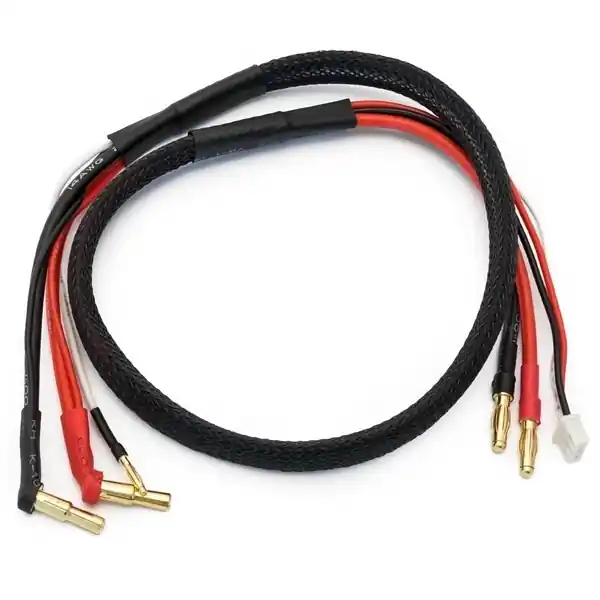 Akce - 2S černý nabíjecí kabel (4/4mm, XH)