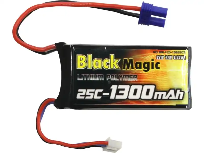 Black Magic LiPol 7.4V 1300m Ah 25C EC3 | Premium