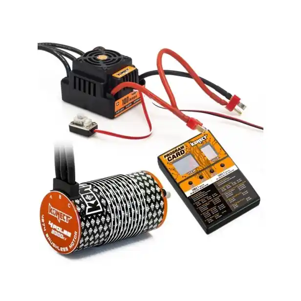 Snížená cena | COMBO BRUSHLESS 100Amp WP s 4P 4274SL 2000Kv motorem + programovací karta