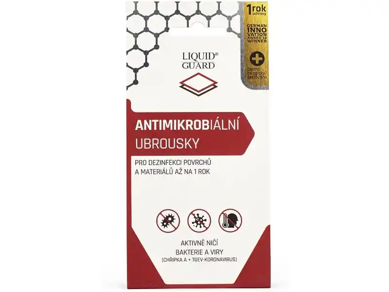 Ušetřete více | NANOPROTECH Liquid Guard Antimikrobiální ubrousky