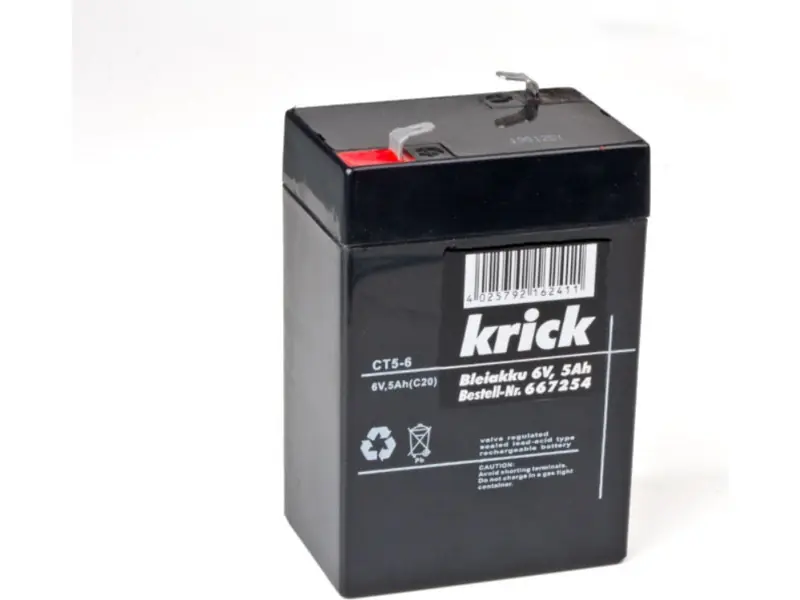 Kupte dnes - Krick olověný akumulátor 6V 5Ah