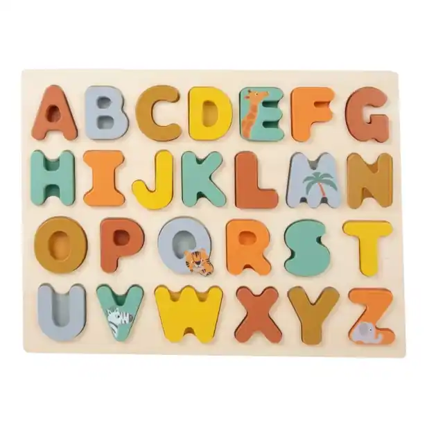 Bestseller | Small Foot Vkládací puzzle Safari abeceda