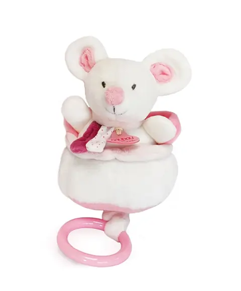 Ihned k objednání | Doudou Plyšová hudební hračka 20 cm myš
