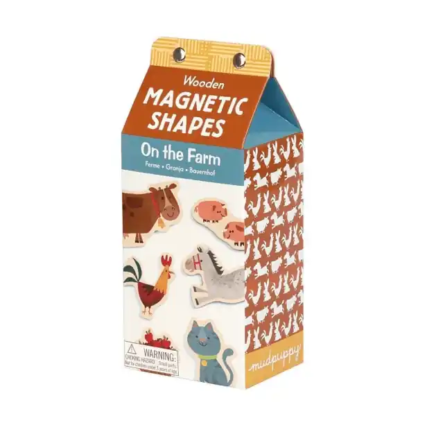 Velmi oblíbený produkt | Mudpuppy Dřevěná magnetická sada na farmě