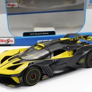 Maisto Bugatti Bolide W16 8.0 Four-turbo 1850hp 500km/h 2020 1 24 Žlutá Černá - Pořiďte si nyní