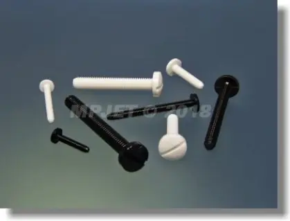 Cenová bomba - 1332B Polyamidový šroub M6x60, 4ks černý