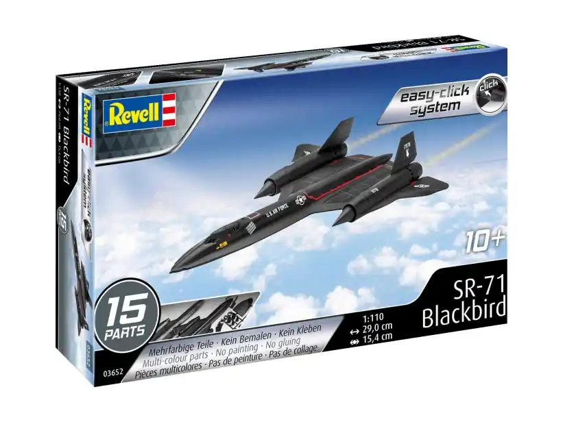 EasyClick letadlo 03652 - SR-71 Blackbird (1 110) | Výprodej