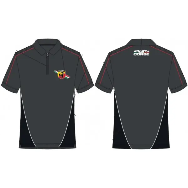 Abarth polokošile šedá - Vysoká kvalita