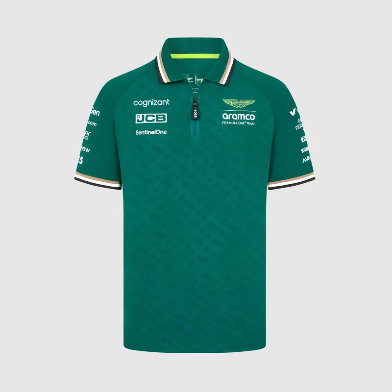 Doporučujeme | Týmová polokošile Aston Martin F1 Team zelená - S
