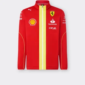 Týmová softshell bunda Scuderia Ferrari F1 červená - XL - Nově v nabídce