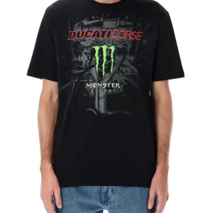 Fanouškovské tričko Ducati Corse - Monster Energy černé Monster - M | Velmi žádaný produkt
