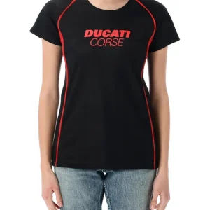 Volnočasové dámské tričko Ducati Corse s nápisem - S - Nově v sortimentu