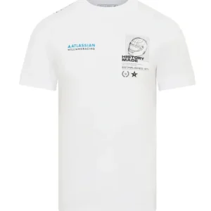 Akční sleva - Volnočasové tričko Williams Racing F1 s motivem helmet - XL