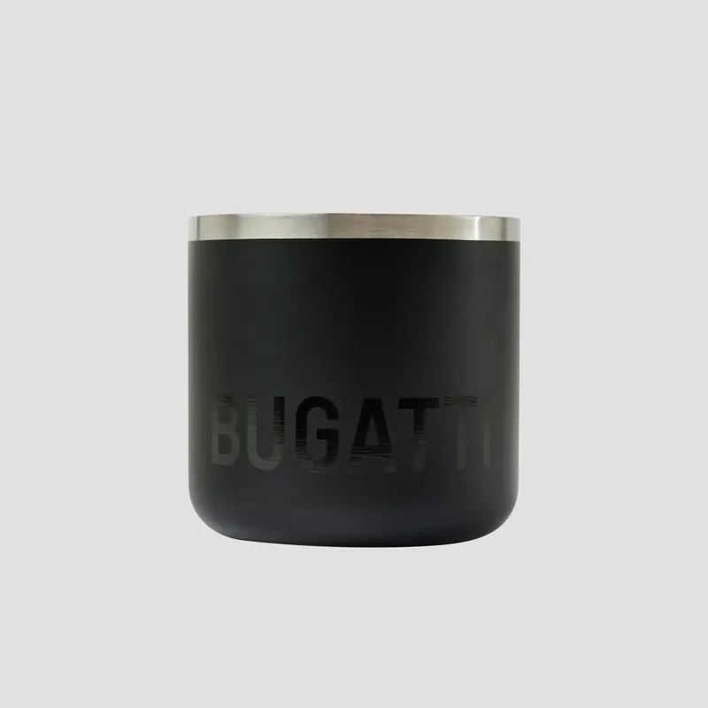 Černý hrnek Bugatti s nápisem | Cena od výrobce