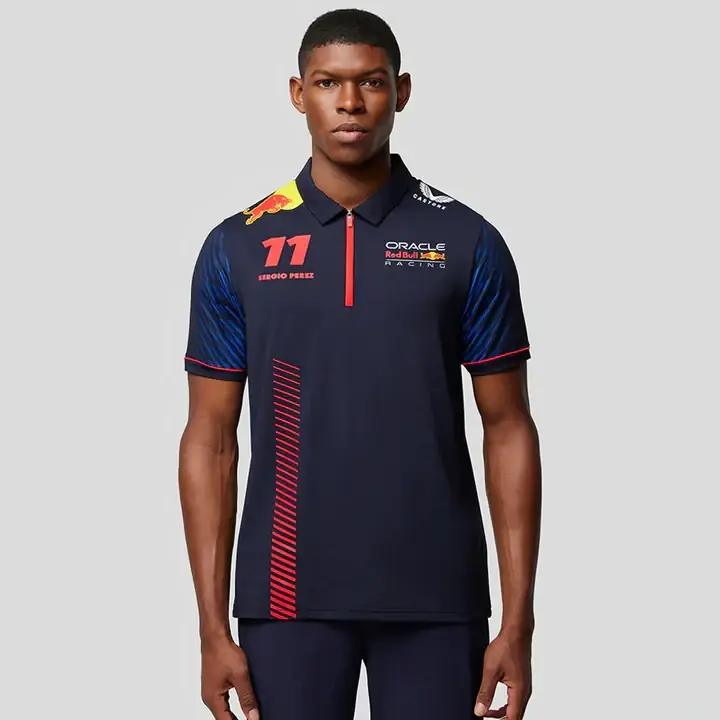 Red Bull Racing F1 týmová polokošile Sergio Perez - 4XL - Extra sleva